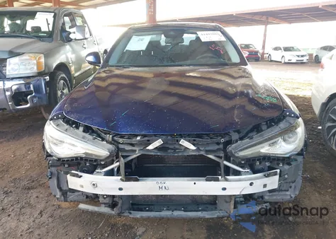 2017 Alfa Romeo Giulia Ti Rwd z USA, uszkodzony, nr VIN ZARFAECN5H7542084